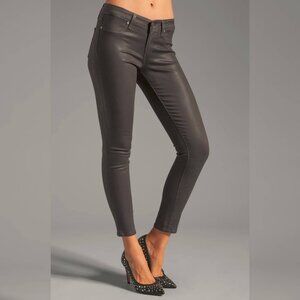 Paige Verdugo City Fog Silk Coated Ankle Jeans